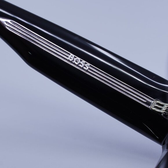 Hugo BOSS 1502/S 0I62 KU Sunglasses Black/Havana Rectangle Frame, Blue Lenses - Picture 7 of 11